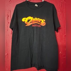 Gildan Black Cheers Boston Tee